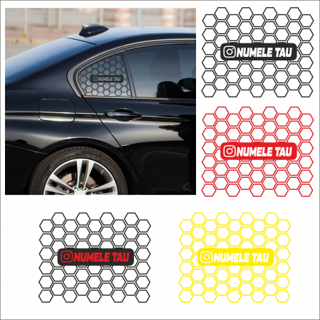 STICKERE GEAM MIC - STICKER FAGURI GEAM LATERAL