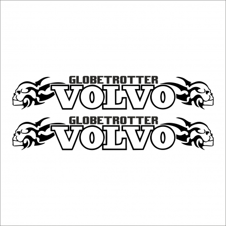VOLVO CAMIOANE - SET STICKERE VOLVO GLOBETROTTER
