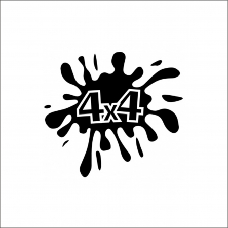 4X4/OFF ROAD STICKER - SPLASH 4X4 - STICKER
