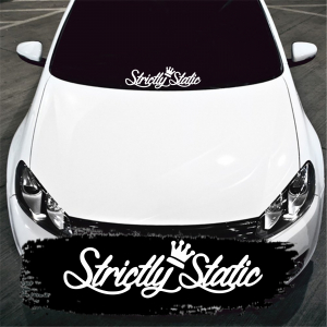 STICKERE PARBRIZ - STRICTLY STATIC