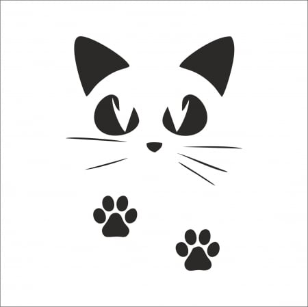 STICKERE CU ANIMALE - STICKER PISICA