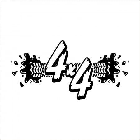 4X4/OFF ROAD STICKER - STICKER 4X4 SPLASH