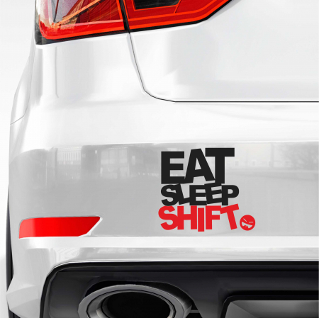 STICKERE JDM - STICKER EAT SLEEP SHIFT