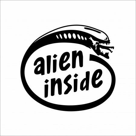 DIVERSE - STICKER ALIEN INSIDE