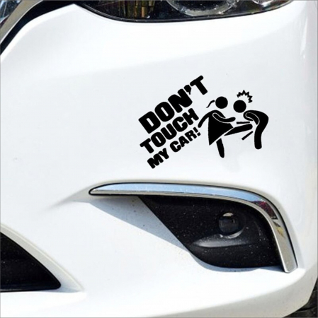 DIVERSE - STICKER DON'T TOUCH MY CAR 4