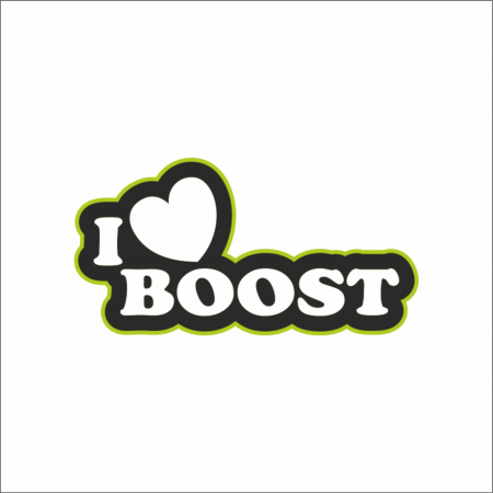 STICKERE JDM - STICKER I LOVE BOOST