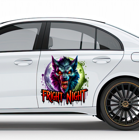 STICKERE PRINTATE - STICKER ANGRY WOLF