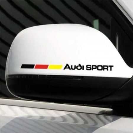 AUDI - SET 2 STICKERE OGLINDA AUDI