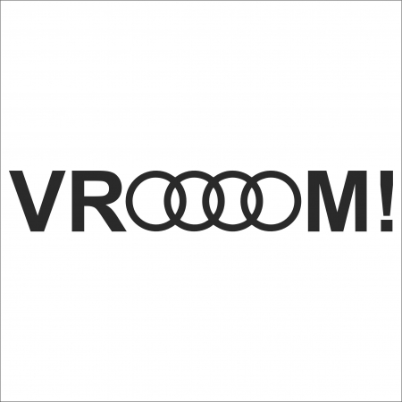 AUDI - STICKER AUDI VROOM