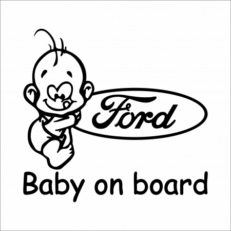 FORD - STICKER BABY ON BOARD FORD