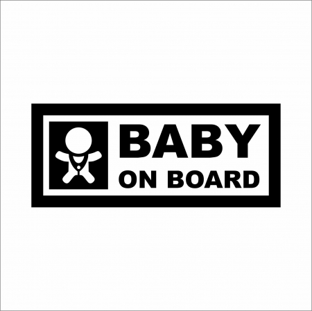 BABY ON BOARD - STICKER BABY ON BOARD V3