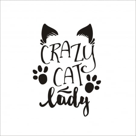 PENTRU FETE - CRAZY CAT LADY