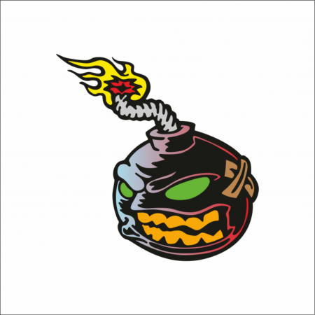 STICKERE JDM - STICKER ANGRY BOMB