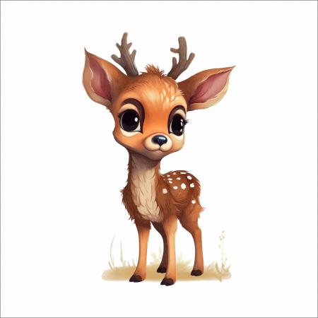 STICKERE CU ANIMALE - STICKER DEER