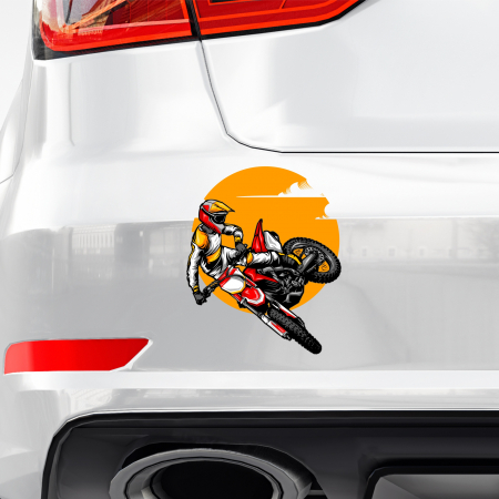 STICKERE PRINTATE - STICKER MOTOCROSS