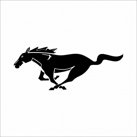 FORD - STICKER MUSTANG HORSE