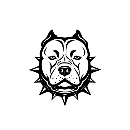 STICKERE CU ANIMALE - STICKER CAINE AGRESIV NR.2