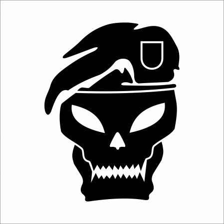 DIVERSE - STICKER SKULL CALL OF DUTY