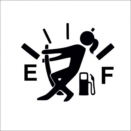 PENTRU FETE - STICKER REZERVOR GIRL