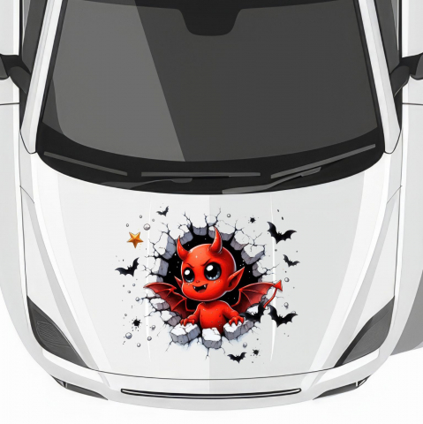 STICKERE PENTRU CAPOTA - STICKER CAPOTA BABY DEVIL