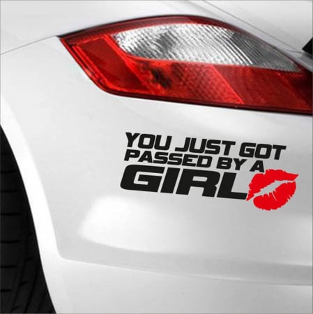 PENTRU FETE - STICKER YOU JUST PASSED BY A GIRL 2