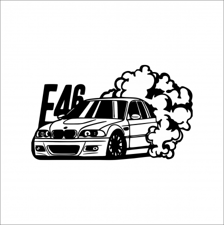 DRIFT - STICKER BMW E46 DRIFT