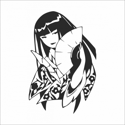 STICKERE JDM - STICKER GEISHA JDM