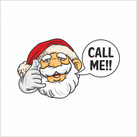 STICKERE CRĂCIUN - STICKER CALL ME SANTA