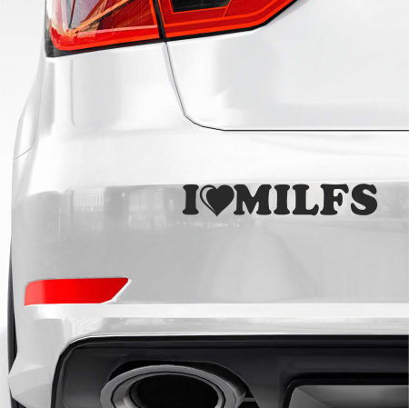 STICKERE JDM - STICKER I LOVE MILFS