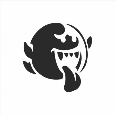 STICKERE JDM - STICKER SUPER MARIO GHOST
