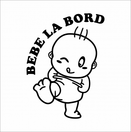BABY ON BOARD - STICKER WINK BEBE LA BORD