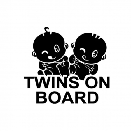 BABY ON BOARD - TWINS ON BOARD