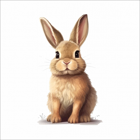 STICKERE CU ANIMALE - STICKER BUNNY