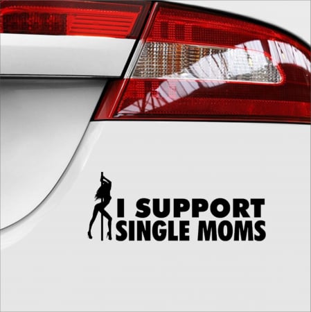 PENTRU FETE - STICKER I SUPORT SINGLE MOMS