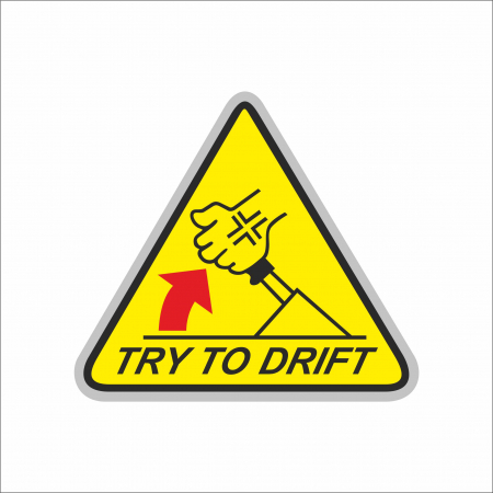 STICKERE JDM - STICKER TRY TO DRIFT
