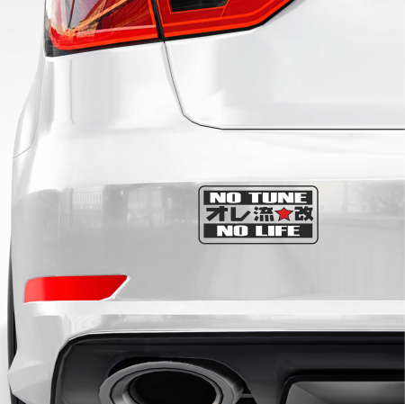 STICKERE JDM - STICKER NO TUNE NO LIFE