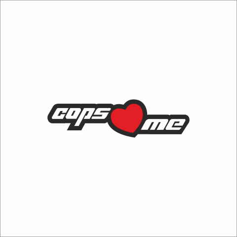 DIVERSE - STICKER COPS LOVE ME