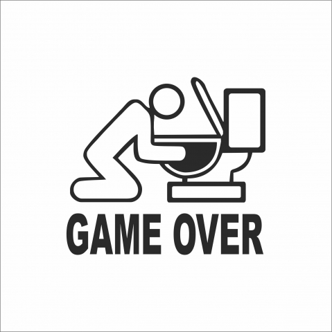 STICKERE JDM - STICKER GAME OVER