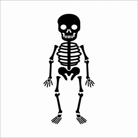 DIVERSE - STICKER SCHELET PITIC