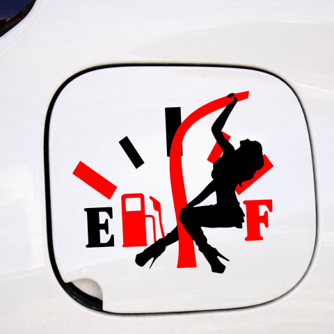 STICKERE AUTO - STICKER REZERVOR GIRL