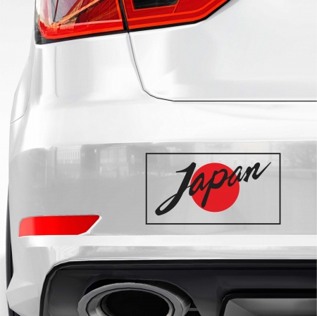 STICKERE JDM - STICKER JAPAN FLAG