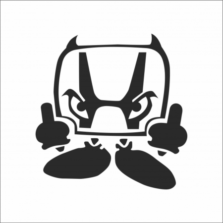 HONDA - STICKER HONDA F U