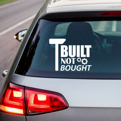 DIVERSE - STICKER BUILT NOT BOUGHT NR.4