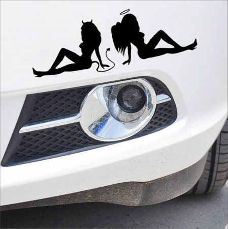 TOP VANZARI - STICKER ANGEL-DEVIL GIRLS 2