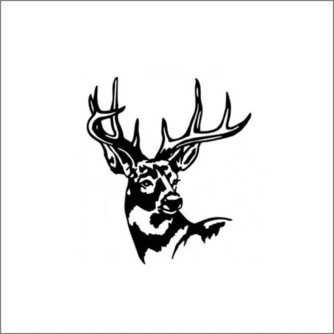 VANATOARE - PESCUIT - STICKER DEER NR.4