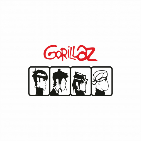 DIVERSE - STICKER GORILLAZ