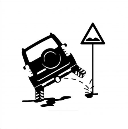 4X4/OFF ROAD STICKER - STICKER FUNNY SUV