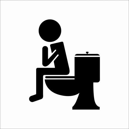 DIVERSE - STICKER TOILET THINKER