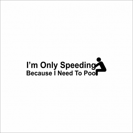 DIVERSE - STICKER I'M ONLY SPEEDING