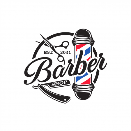 STICKERE PENTRU FIRME - STICKER BARBERSHOP NR.1